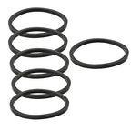 6PCS 56mm (2.2") Narrow Edge Rubber Sealing Gaskets - Leak-Proof Washers for Kitchen Sink Drain, Waste Pipe & Flat Sliding Joints