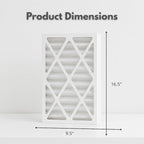 Nispira 5-Micron 3410 Outer Air Filter Replacement Compatible with WEN 3410 / POWERTEC AF4000 / Shop Fox W1830 / Grizzly G0738 Air Filtration System Part 90243-027-2, 6 Packs
