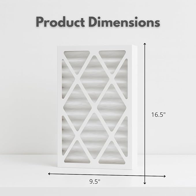 Nispira 5-Micron 3410 Outer Air Filter Replacement Compatible with WEN 3410 / POWERTEC AF4000 / Shop Fox W1830 / Grizzly G0738 Air Filtration System Part 90243-027-2, 6 Packs