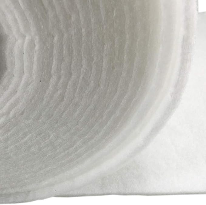 Filter Cotton, 3MM 1 Roll White Air Filter Cotton Primary Filter Cotton Air Filtration Parts 1m x 5m