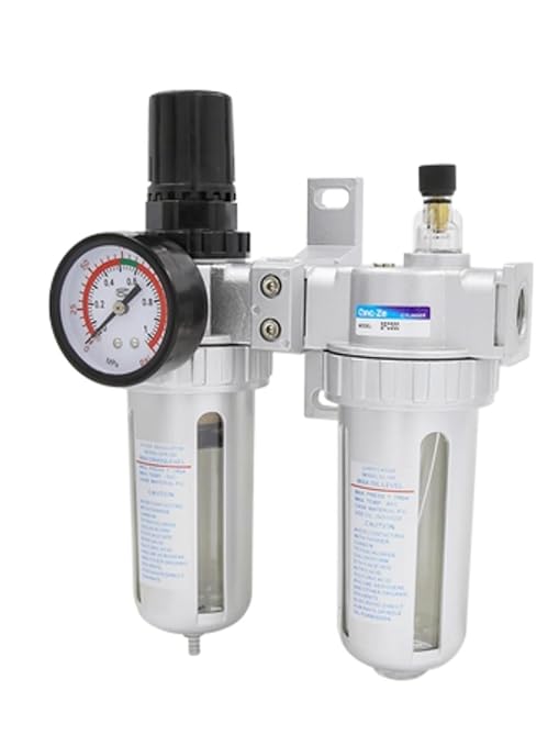 SFR200 Two-Piece SL Oil-Water Separation Gas Source Treatment air Filter Pressure regulating Valve SFC200/300/400(SFC400 Copper Filter Element)