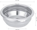GOTOTOP Coffee Filter, Stainless Steel Filter Basket for 58mm SemiAutomatic Machines, Perfect for Home Baristas and Coffee Shops (For two persons)