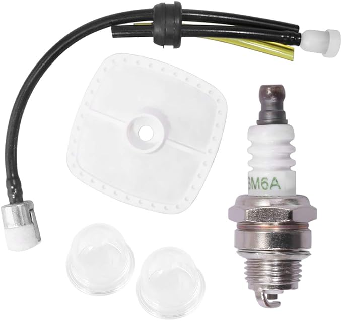 Air Filter Fuel Line Primer Bulb Spark Plug for Echo ES-250 PB-250LN PB252 ES-252 Blower GT251 GT251E SRM251 SRM251E Trimmer