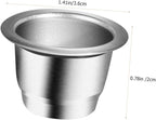 Homoyoyo 6pcs Reusable Coffee Filter Cups Compact Professional Coffee Strainers for Home and Restaurant Use Filter Accessories