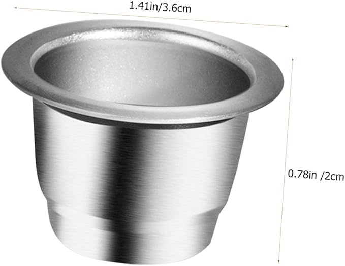 Homoyoyo 6pcs Reusable Coffee Filter Cups Compact Professional Coffee Strainers for Home and Restaurant Use Filter Accessories