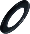 46mm to 67mm Step-up Adapter Rings Filter Adapter Black Metal Step Down Filter Ring Adapter Compatible with All Brand UV CPL ND Camera Lens Filter Stepping Rings (46mm-67mm)