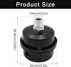 2 pcs 3/8" Thread Air Compressor Silencer, Air Compressor Intake Filter Sound Muffler Accessories 16mm for generators, blowers, exhaust ports