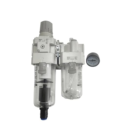 Air Combination Filter Regulator + Lubricator AC60A-B AC50A-06G/10G/06E/10E/06DG/10DG/06DE/10DE/06D/10D/06C/10C/CG/CE-B(AC60A-06DE-B)