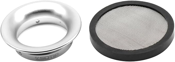 Carburetor Carb Velocity Stack Air Filter Cleaner Modified Trumpet Aluminum Alloy with Sponge Filter Steel Mesh for PWK 21-30mm Short Fast Intake Suggest for Small Displacement (Silver, 50mm)