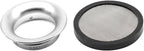 Carburetor Carb Velocity Stack Air Filter Cleaner Modified Trumpet Aluminum Alloy with Sponge Filter Steel Mesh for PWK 21-30mm Short Fast Intake Suggest for Small Displacement (Silver, 50mm)