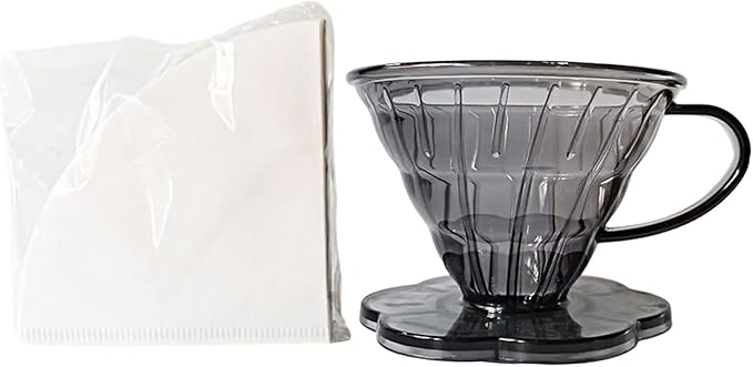 Cone Shape Coffee Filter Cup with Comfortable Grip Portable Dripper Household Hand Brewed Maker Coffee Filter