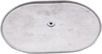 1 Set SHLPDFM Air Cleaner Polished Aluminum Silver 12"" Oval Full Finned Air Cleaner Assembly Fits for Chevy, Ford, & Mopar Hot Rod