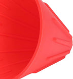 Silicone Coffee Dripper Collapsible Coffee Filter Foldable Silicone Coffee Dripper Portable Reusable Brewing Tool for Travel Camping Office Home Free Lightweight Easy Clean (Red)