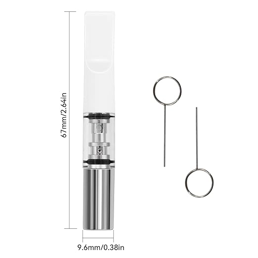 Cigarette Filters Color Plating 10pcs Cigarette Holder Reusable Clean Tar Tobacco Filter with Multi-Filtering for Standard Size Cigarettes Ø8mm,Slim Cigarettes Ø6mm and Ø5mm