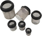 Durable 304 Stainless Steel Water Filter Screen - 1/2" to 2" External Thread for Aquariums, Ponds, Hydroponics(10Pcsx2In)