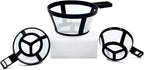 1/3/5/10pcs Coffee Filter Reusable Nylon Coffee Pot Filter Portable Basket Cup Style Environmental Protection Mesh Coffee Tools(5pcs)