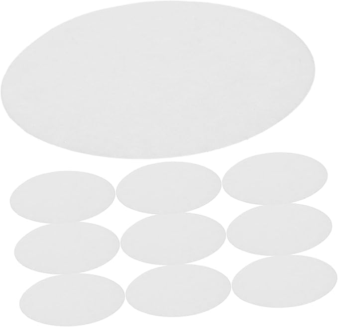 KICHOUSE Efficient Espresso Extraction Paper Coffee Filters Reusable White 100pcs for Coffee Maker Espresso Filter Paper