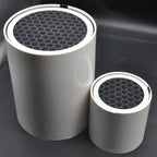 HEPA and Activated Carbon Composite Air Filter for PVC Pipes, Designed to Capture Smoke, Dust, and Harmful Particles in Air Outlet Systems (104mm)