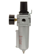 Rockwood 1/2 in. Npt Air Filter Regulators Pressure Regulator with Condensate Discharge Filter and Pressure Gauge Connections