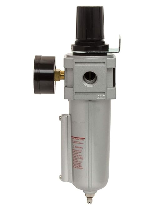 Rockwood 1/2 in. Npt Air Filter Regulators Pressure Regulator with Condensate Discharge Filter and Pressure Gauge Connections