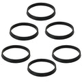 6PCS 35mm (1.38") Conical Rubber Sealing Gaskets - Leak-Proof Washers for Bathroom Sink Drain Pipes, Basin Waste & Inclined Sliding Joints