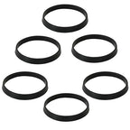 6PCS 35mm (1.38") Conical Rubber Sealing Gaskets - Leak-Proof Washers for Bathroom Sink Drain Pipes, Basin Waste & Inclined Sliding Joints