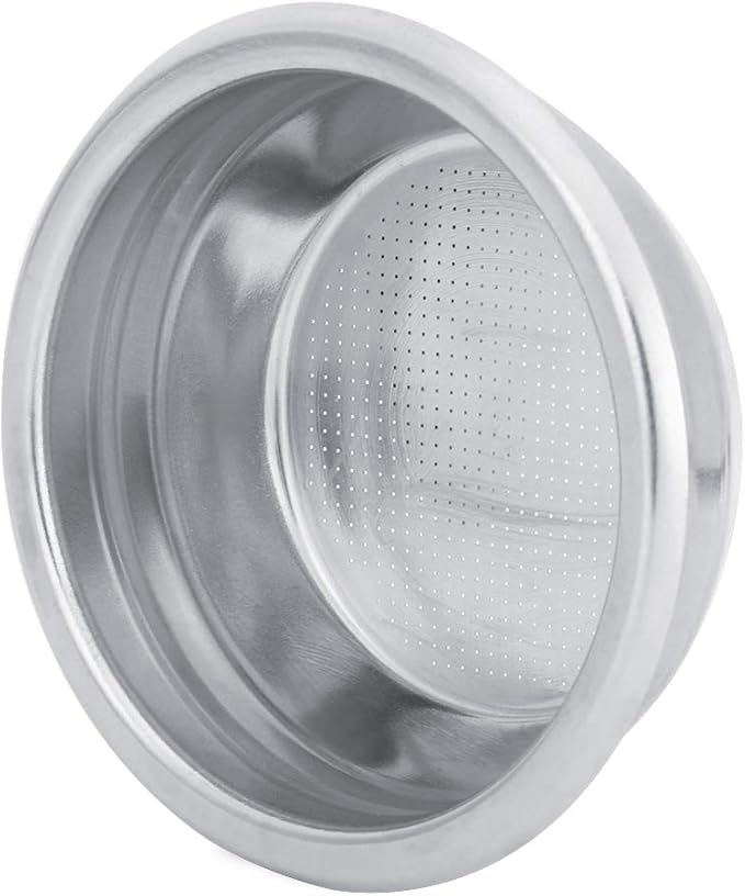 GOTOTOP Coffee Filter, Stainless Steel Filter Basket for 58mm SemiAutomatic Machines, Perfect for Home Baristas and Coffee Shops (For two persons)