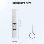 Cigarette Filters Pure White Set 10pcs Cigarette Holder Reusable Clean Tar Tobacco Filter with Multi-Filtering for Standard Size Cigarettes Ø8mm,Slim Cigarettes Ø6mm and Ø5mm