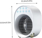 Cabilock 1pc Usb Desktop Air Cooler Conditioner Fan Multi-filtering Compact Design for Clean Office Outdoors