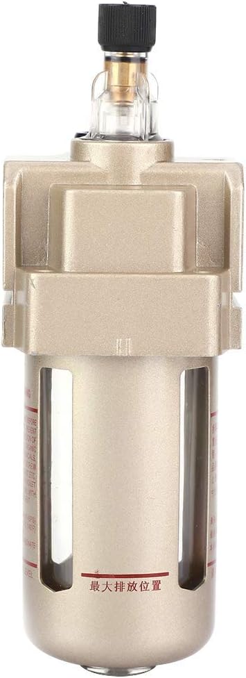 3/8" Compressed Air Line Filter, Air Compressor Drain Oil Mister Water Moisture Trap Separator AL3000-03