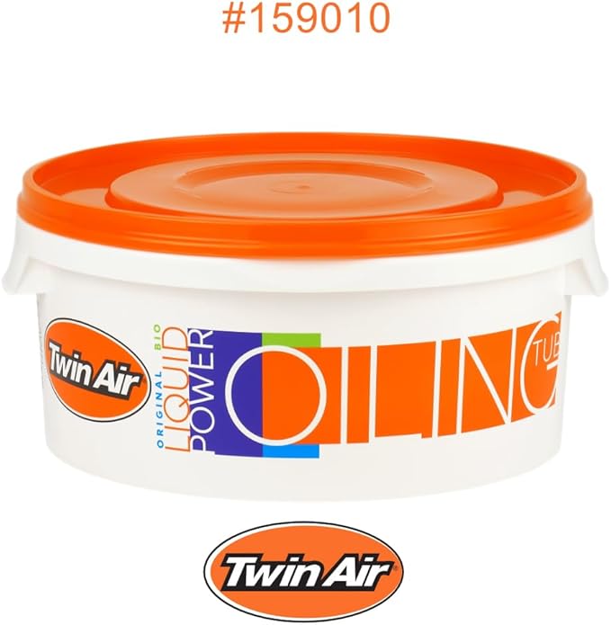 Oiling Tub (3 Liter) - Durable, Resealable Orange Tub for Submerging and Evenly Oiling Powersports Air Filters, Reduces Waste and Mess, Ideal for Dirt Bikes, ATVs, and Motocross Maintenance