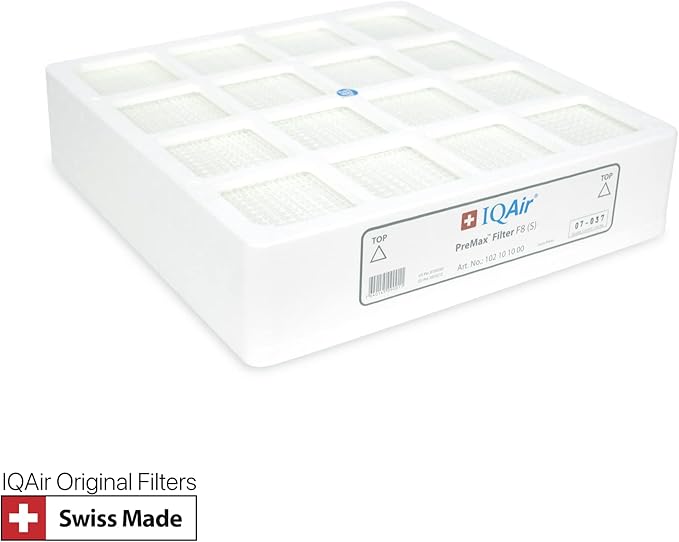 IQAir PreMax Prefilter - Genuine Replacement Air Filter For IQAir HealthPro Series - Controls Coarse and Fine Particles - Dust, Mold Spores, and Powder - Swiss Made Filters For Air Purifiers