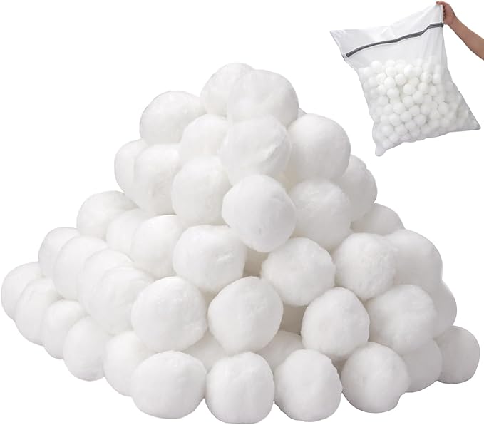 1.54 lbs Pool Filter Balls for Sand Filter Pump, Dry Filter Sand Balls, Eco-Friendly Reusable Swimming Pool Filter Media for Above Ground Pool Pool, Aquarium, Fish Tanks, Filter Pumps (1.54, Pounds)