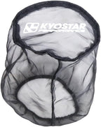 KYOSTAR Universal Air Filter Cover for Car Cold Air Intake Systems, Flexible Air Filter Sock for Cone High Flow Air Filter, Dustproof Washable High-Flow Air Cleaner Wrap, 5.9" Height & 6.1" Diameter.