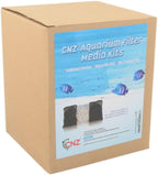 CNZ® Aquarium Filter Media Kits (Double Pack) - Activated Carbon, bio Ball, Ceramic Ring