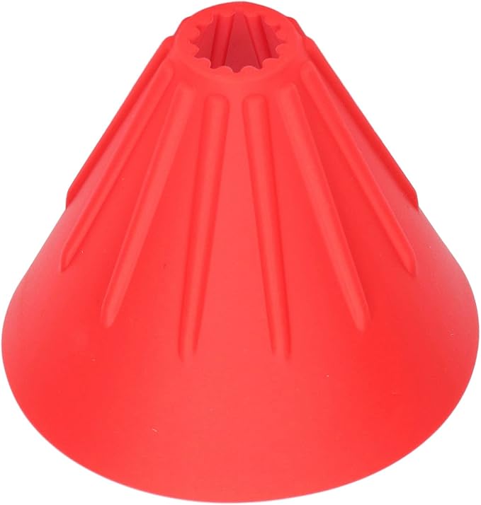 Silicone Coffee Dripper Collapsible Coffee Filter Foldable Portable Reusable Travel Camping Office Home Free Lightweight Easy Brew (Red)