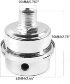2 PACK Air Compressor Silencer Filter, Metal Air Compressor Intake Filter Sound Muffler Silencer for Air Compressor, Silencer, Fliter (1/2 PT 20MM)