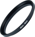 46mm to 49mm Step-up Adapter Rings Filter Adapter Black Metal Step Down Filter Ring Adapter Compatible with All Brand UV CPL ND Camera Lens Filter Stepping Rings (46mm-49mm)