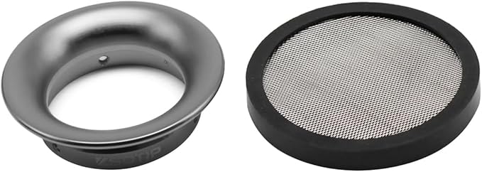 Carburetor Carb Velocity Stack Air Filter Cleaner Modified Trumpet Aluminum Alloy with Sponge Filter Steel Mesh for PWK 21-30mm Short Fast Intake Suggest for Small Displacement (Titan, 50mm)