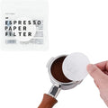 watchget 58mm Espresso Paper Filters - 100 Pcs Disposable Unbleached Coffee Filter Papers for Espresso Machines, Puck Screen, Portafilter Baskets, Compatible with 58mm Portafilters