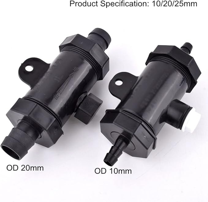 Agricultural pump filter,precision,10/20/25mm Pagoda Hose Filter, Sprayer Car Washing Strainer, Garden Irrigation Fittings, Aquarium Fish Tank Soft Water Pipe Filters, 1pcs(Od 25mm)