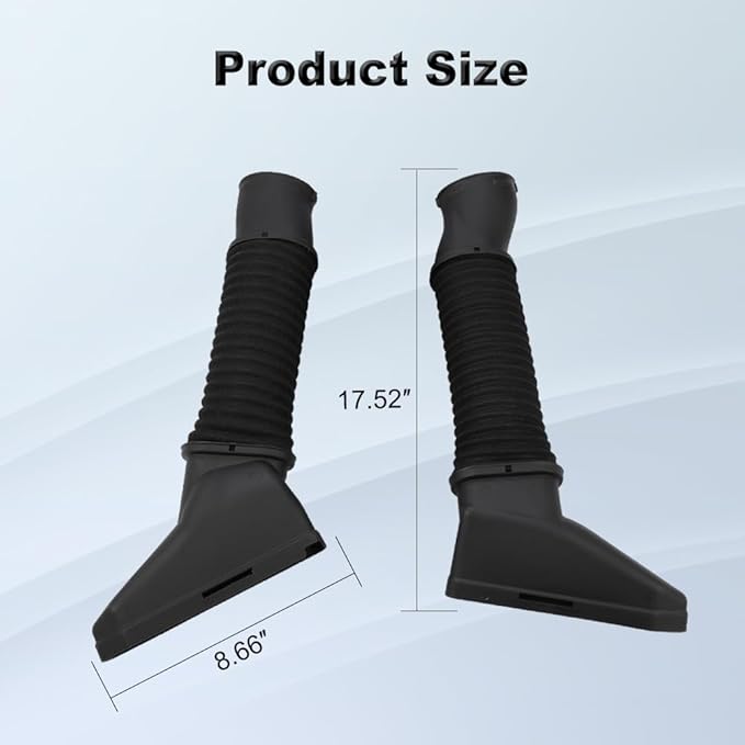 Air Intake Hose Compatible with 2014-2017 Mercedes-Benz S550, 2014-2017 S63 AMG W217 W222, Replacement for A2780904982 A2780905082- Left & Right