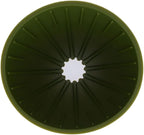 Silicone Coffee Dripper Collapsible Coffee Filter Foldable Portable Reusable Travel Camping Office Home Free Lightweight Easy Brew (Green)