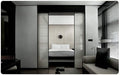 Wall Mirror Modern LED Bathroom Mirror with Defogging Backlit Bathroom Mirrors with Light and Touch Sensor Switch Demister Pad (Color : D Size : 50CMx70CM) (D 75CMx100CM)