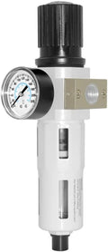 Beduan Compressed Air Pressure Regulator Filter 1/2"NPT,Water/Oil Trap Separator Combo Tool Compressor Filter(MIDI)