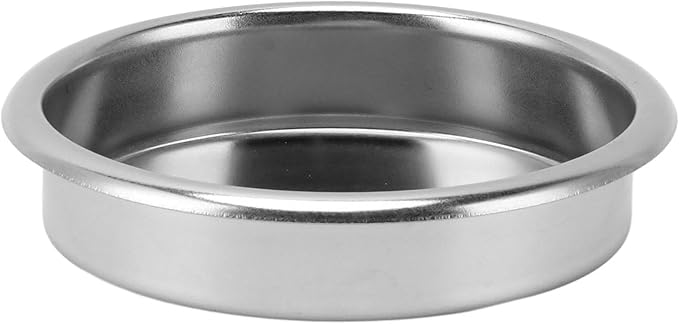 58mm Backflush Inser, Stainless Steel Coffee blind Filter Portable Blind Filter Basket for Espresso Machines Home 60x17x58mm