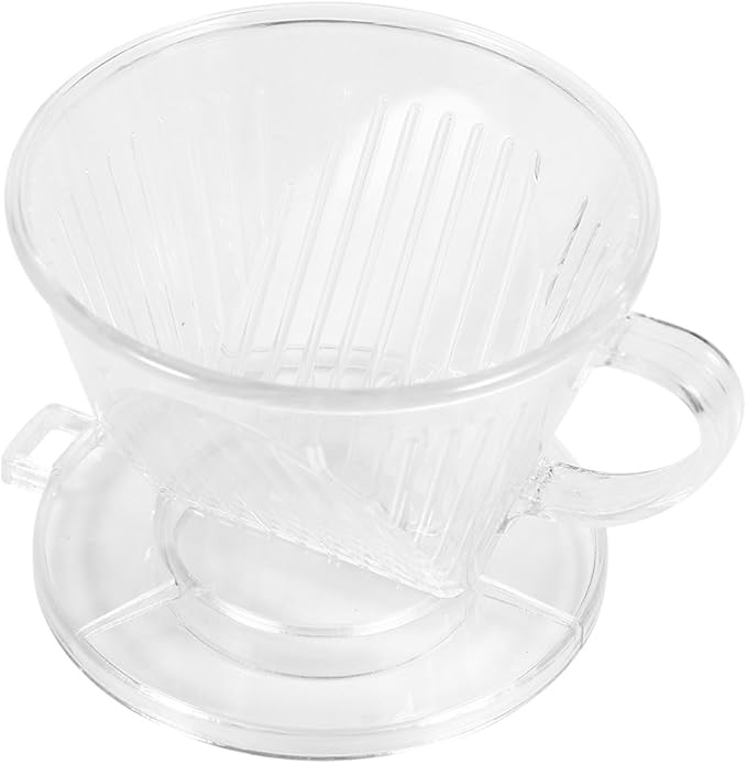 Rengue Transparent Reusable Coffee Filter, Heat, Cone Shape, Portable, Dishwasher Safe, 115g Transparent Reusable Coffee Filter, HighFired Nan Kitchen