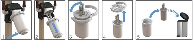 EcoPure EPWHEF Whole Home Replacement Filter, White
