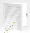 Decorative Return Air Grille Cover, Wall/Ceiling Vent Cover with Adjustable Design, Durables & Easy-to-Install for Home & Office, Cold Air Return Vent Cover(38x38in (97x97cm))