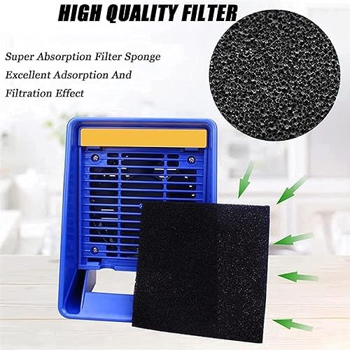 Fume Absorber, Carbon Filter, Silent Fan, Powerful Suction, Fume Purifier, Suitable for Electrostatic Discharge Soldering Stations.